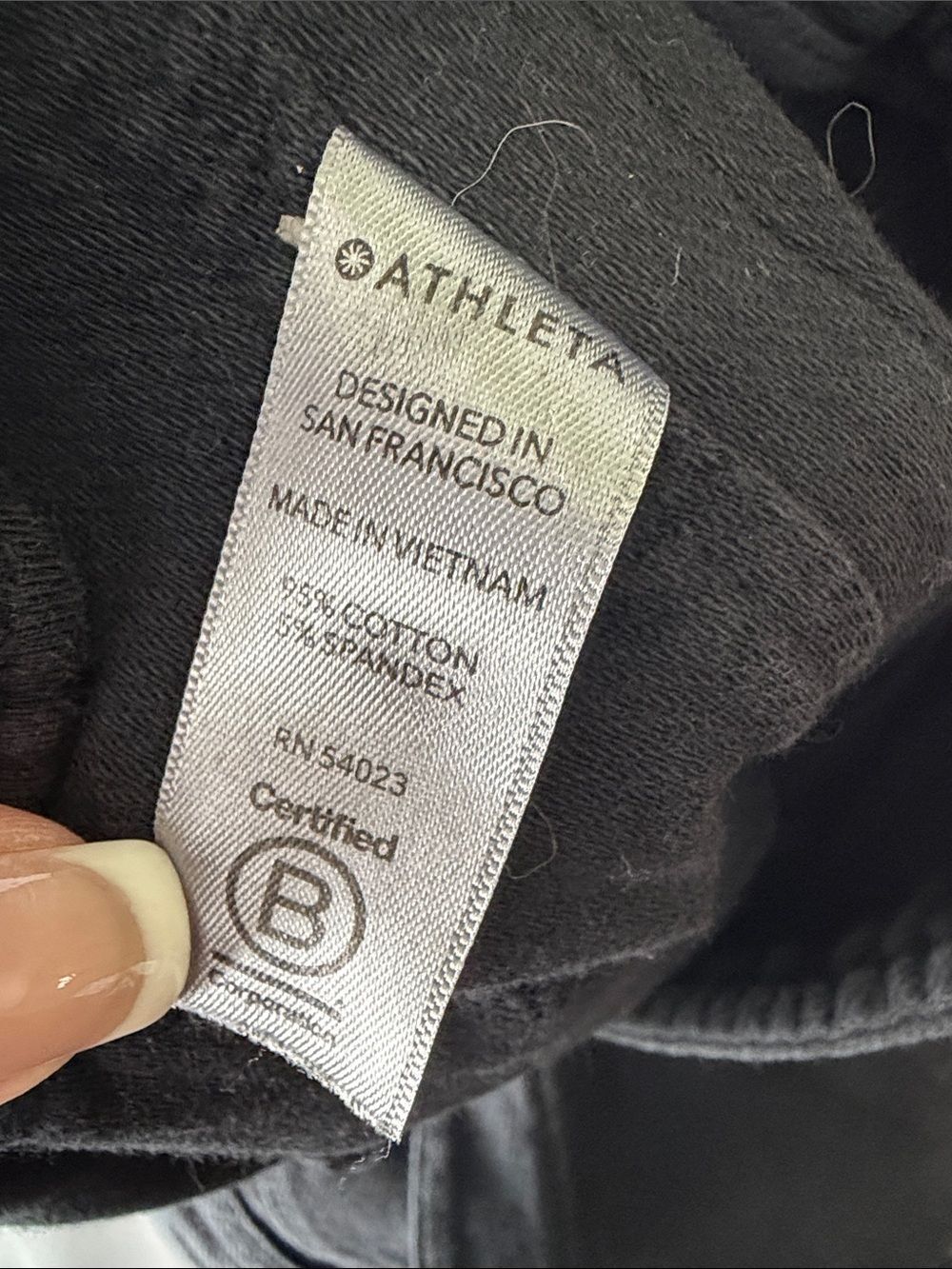 Athleta Black Fallaron Drawstring Joggers Sz 4 - Picture 5 of 5